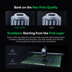 Creality Ender-5 Max 3D Printer by 3dfactorylb with large build volume and sturdy frame in a modern workspace.