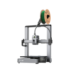 3dfactorylb Creality Hi Combo 3D Printer with dual extruders and LCD screen, shown on a clean workspace.