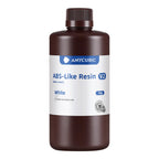 3dfactorylb ABS-like resin V2 1kg container, showing the resin in a transparent bottle with a black screw cap and product label.