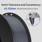 3dfactorylb Elegoo TPU 95A flexible filament spools 1kg, 1.75mm diameter for 3D printing, shown in a neat spool with colorful filament