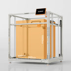 3dfactorylb Elegoo OrangeStorm Giga 3D printer with 800x800x1000mm print volume, showcasing the large build area and sleek design.