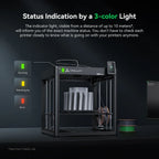 3dfactorylb Creality Ender-5 Max 3D Printer with large build volume, metal frame, and filament spool holder in a workshop setting.