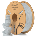 Spool of 3dfactorylb PLA Marble filament with a marbled white and gray design, used for 3D printing.
