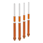 3dfactorylb Unicorn Quick-Swap Nozzle Kit spare part for 3D printers, featuring colorful nozzle tips for easy filament change.