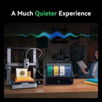 3dfactorylb Creality Hi Combo 3D Printer showing the compact design and control panel in a well-lit workspace.