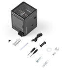 3D printer Elegoo Centauri Carbon by 3dfactorylb showing detailed components and build area in a clean workspace image.