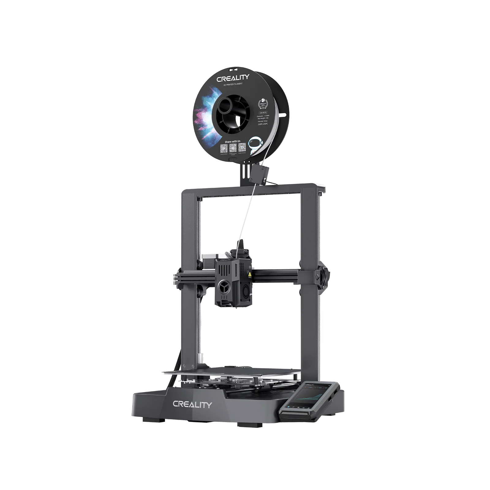 3dfactorylb Creality Ender-3 V3 KE 3D printer with metal frame and digital display, ready for 3D printing projects