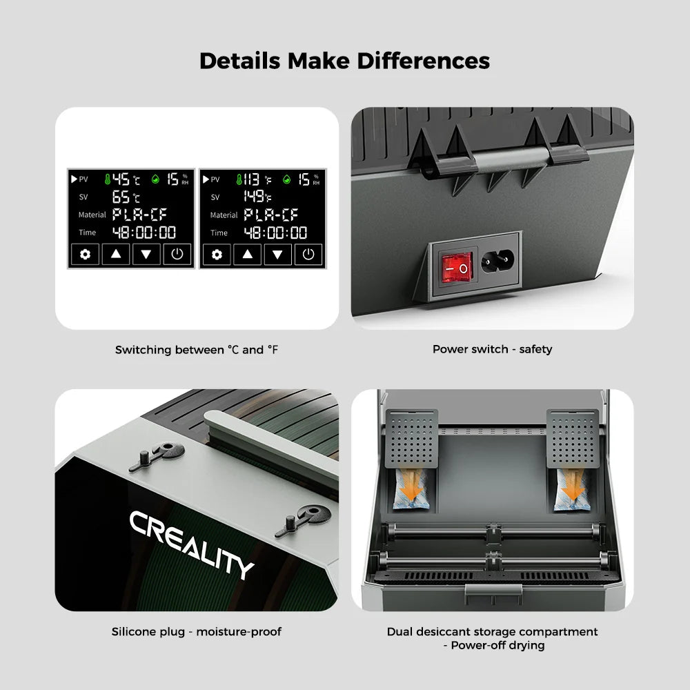 Creality Space Pi Filament Dryer V2 Plus