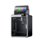 3dfactorylb Creality K2 Pro Combo 3D Printer with metal frame, touchscreen interface, and dual extrusion nozzles in a modern workspace