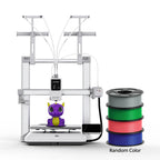 3D printer model Anycubic Kobra X by 3dfactorylb with a spool of 4kg PETG filament loaded in the machine.