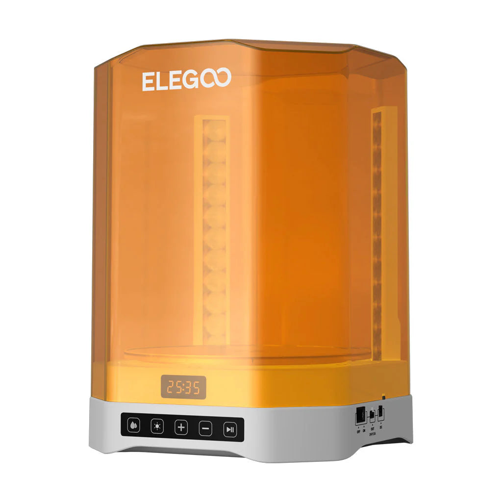 Elegoo Mercury 3.0 Plus Wash & Cure Station accessory by 3dfactorylb, featuring EU plug, with a sleek design and control panel.
