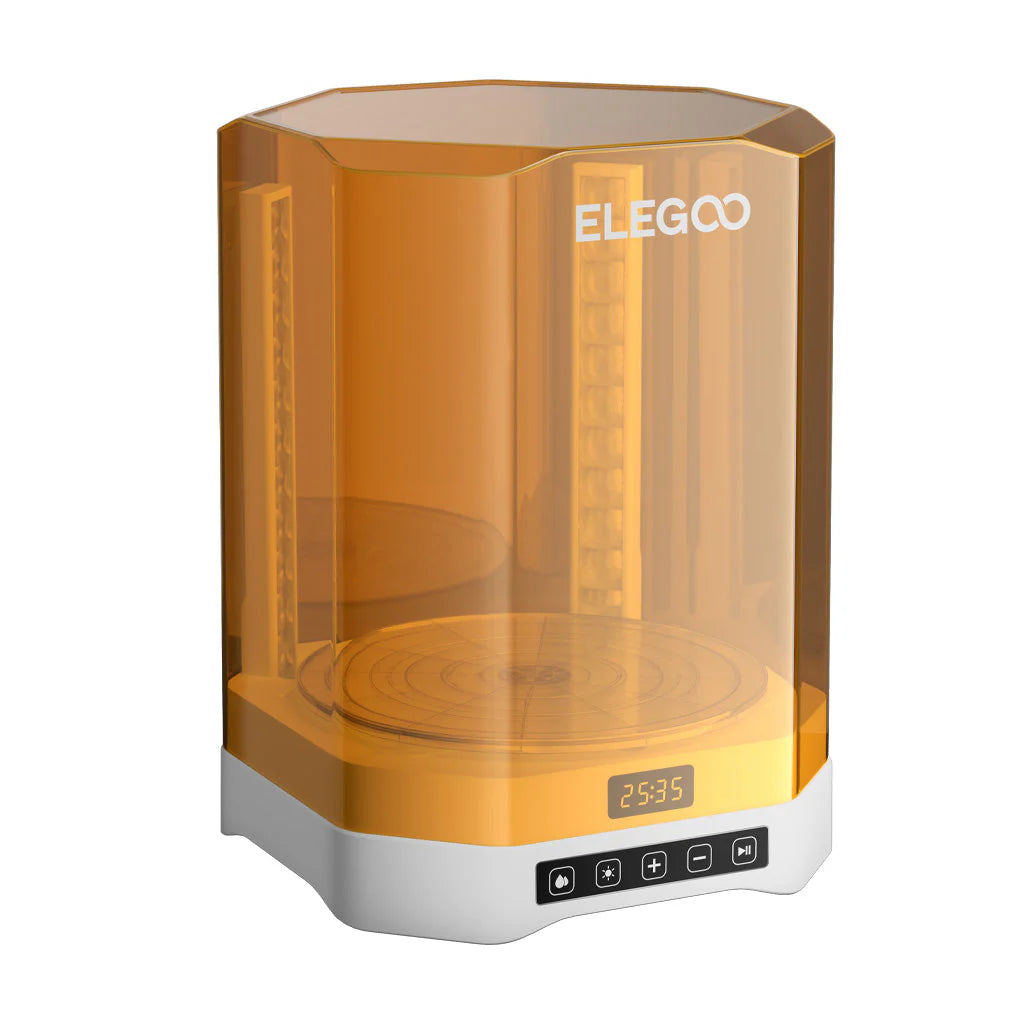 Elegoo Mercury 3.0 Plus Wash and Cure Station accessory by 3dfactorylb, with EU plug, used for 3D printer post-processing.