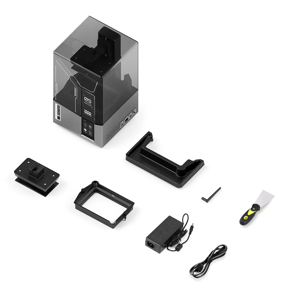 3dfactorylb Elegoo Mars 5 Ultra resin 3D printer with EU plug, compact design for high-resolution resin printing.