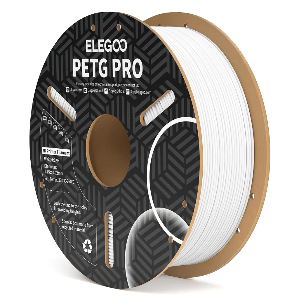 3dfactorylb PETG Pro 1kg high strength filament spool with 1.75mm diameter for 3D printing.