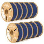 Navy blue Elegoo PLA matte filament bundle, 10kg spool from 3dfactorylb suitable for 3D printing projects.