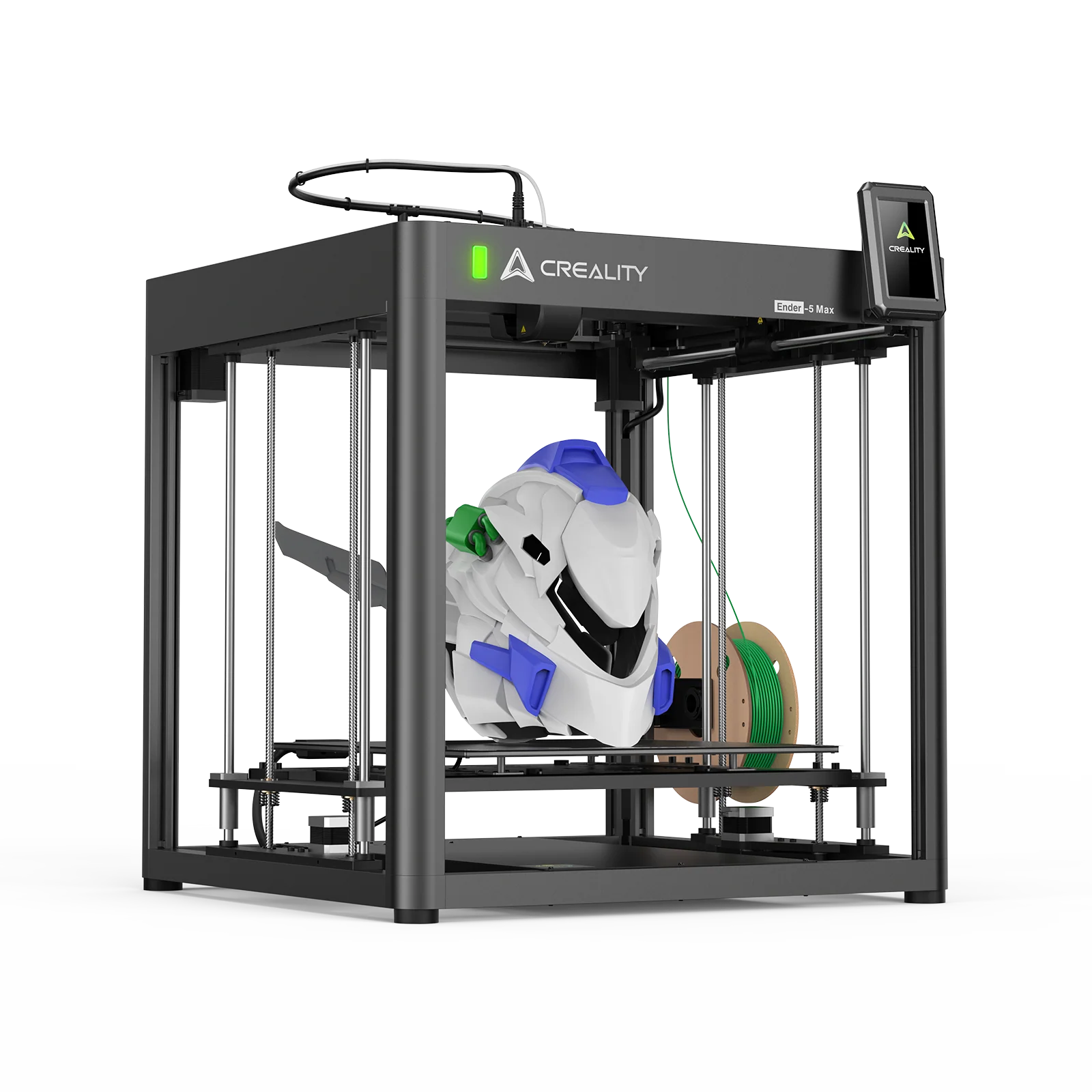 Creality Ender-5 Max 3D printer by 3dfactorylb with large build volume, featuring a sturdy frame and advanced printing technology.