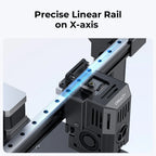 Creality Ender-3 V3 KE 3D printer by 3dfactorylb showing the compact, modern 3D printer with build plate and filament spool