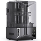 3dfactorylb Elegoo Saturn 4 Ultra 16K resin 3D printer shown from the right side with EU plug, detailed LCD screen and resin vat.