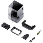 Box contents of the Elegoo Saturn 4 Ultra 16K Resin 3D Printer by 3dfactorylb, including the printer and accessories.